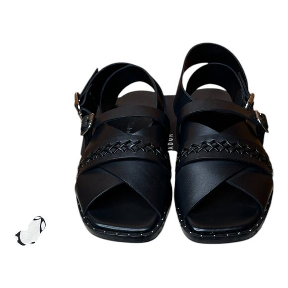 Freda Salvador Black Leather Sandals - Picture 11 of 11